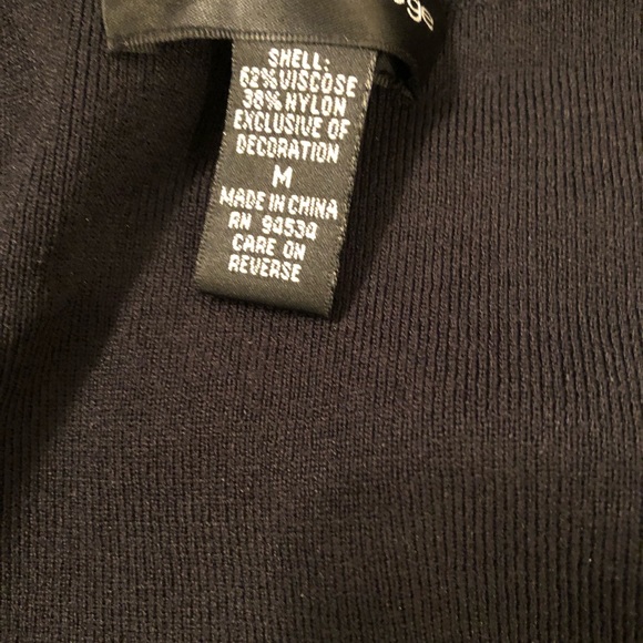 Cable & Gauge black, jeweled keyhole neckline - Picture 6 of 7